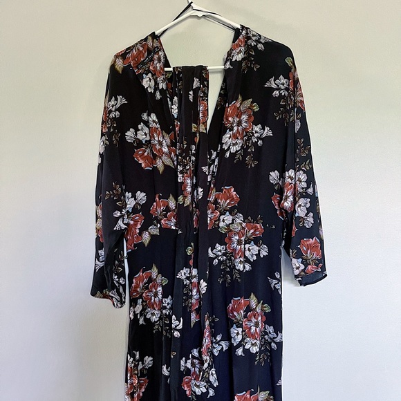 Zara Black Floral Jumpsuit - Picture 5 of 7